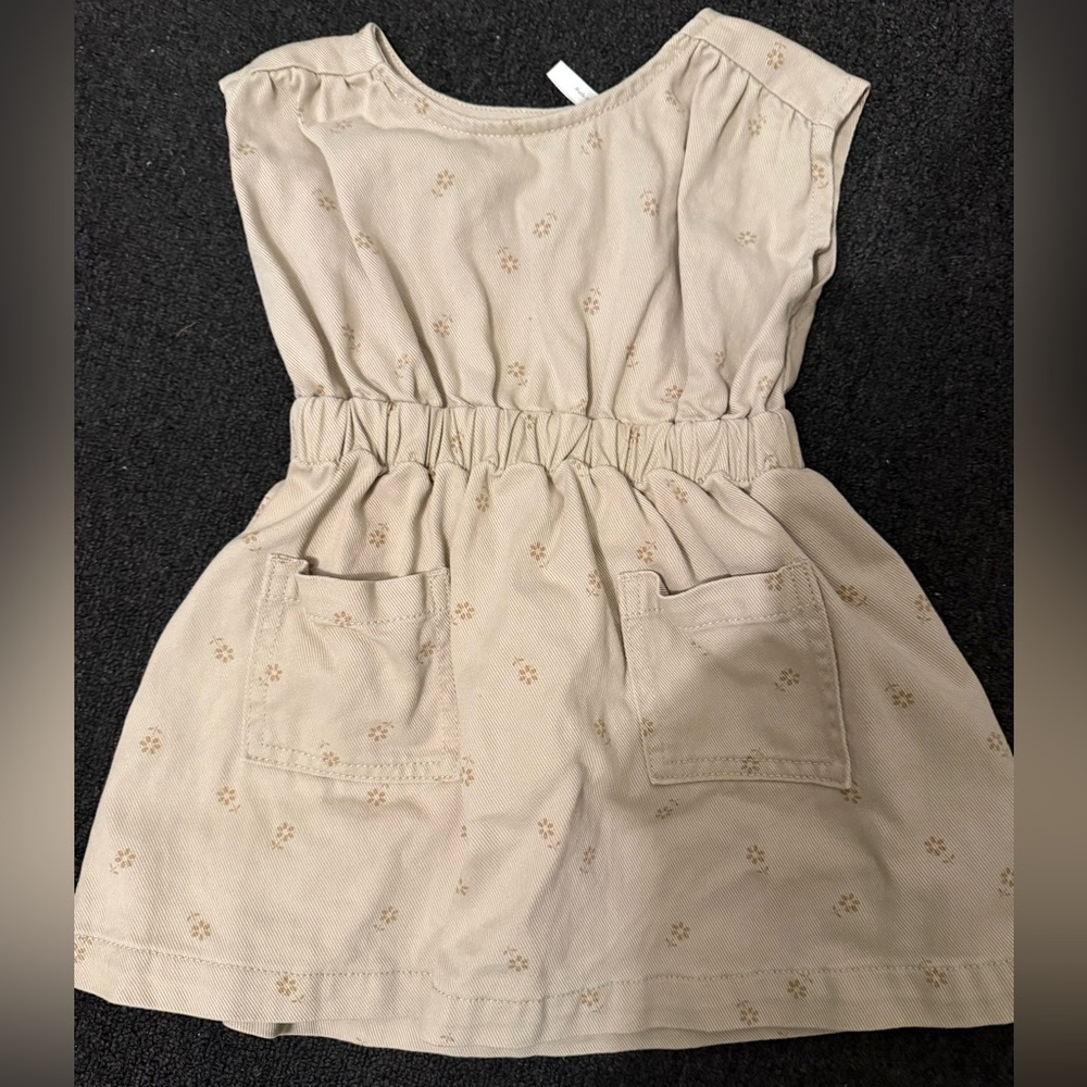 Rylee Cru Girls' Cream Floral Pocket Dress size 2-3T